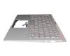 Asus ZenBook 14 UX433FAC Original Tastatur inkl. Topcase DE (deutsch) silber/silber mit Backlight