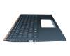 Asus ZenBook 15 UX533FAC Original Tastatur inkl. Topcase DE (deutsch) blau/blau mit Backlight