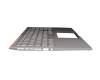 Asus ZenBook 15 UX533FD Original Tastatur inkl. Topcase SF (schweiz-französisch) silber/silber mit Backlight