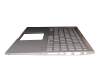 Asus ZenBook 15 UX533FD Original Tastatur inkl. Topcase SF (schweiz-französisch) silber/silber mit Backlight