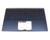Asus ZenBook 15 UX533FTC Original Tastatur inkl. Topcase DE (deutsch) blau/blau mit Backlight