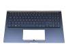 Asus ZenBook 15 UX534FAC Original Tastatur inkl. Topcase DE (deutsch) blau/blau mit Backlight
