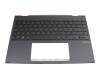 Asus ZenBook Flip S13 UX371EA Original Tastatur inkl. Topcase CH (schweiz) grau/grau mit Backlight