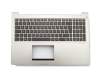 Asus ZenBook U500VZ Original Tastatur inkl. Topcase DE (deutsch) schwarz/silber mit Backlight