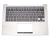 Asus ZenBook UX32VD Original Tastatur inkl. Topcase FR (französisch) schwarz/silber mit Backlight