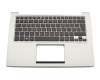Asus ZenBook UX32VD Original Tastatur inkl. Topcase SF (schweiz-französisch) schwarz/silber mit Backlight