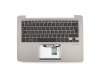 Asus ZenBook UX3410UA Original Tastatur inkl. Topcase FR (französisch) schwarz/grau
