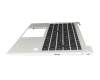 BKFMF045WIN0MX Original HP Tastatur inkl. Topcase DE (deutsch) schwarz/silber mit Backlight