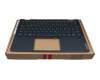 DC33002GC10 Original Lenovo Tastatur inkl. Topcase DE (deutsch) blau/blau mit Backlight (Abyss Blue)
