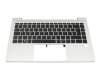 DD2251 HP Tastatur inkl. Topcase DE (deutsch) schwarz/silber mit Backlight