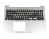 Dell Inspiron 15 (5570) Original Tastatur inkl. Topcase DE (deutsch) schwarz/silber