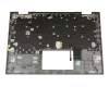 Dell Latitude 13 2in1 (3390) Original Tastatur inkl. Topcase DE (deutsch) schwarz/silber mit Backlight