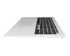 EBD63285207 Original LG Tastatur inkl. Topcase DE (deutsch) schwarz/silber mit Backlight