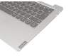 ET2GK000200 Original Lenovo Tastatur inkl. Topcase DE (deutsch) grau/silber mit Backlight