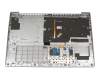 FRU5CB0R16743 Lenovo Tastatur inkl. Topcase DE (deutsch) grau/silber mit Backlight (Platinum Grey)