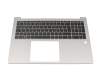 HB2431 Original HP Tastatur inkl. Topcase DE (deutsch) anthrazit/silber mit Backlight