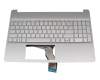 HP 15-e3000 Original Tastatur inkl. Topcase DE (deutsch) silber/silber