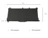 HP 15t-da000 Replacement Akku 47Wh