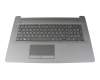 HP 17-by0000 Original Tastatur inkl. Topcase SF (schweiz-französisch) schwarz/schwarz (DVD, Optik \"gebürstet\")