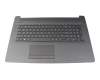 HP 17-by1000 Original Tastatur inkl. Topcase NL (niederländisch) schwarz/schwarz
