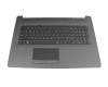 HP 17-by1000 Original Tastatur inkl. Topcase NL (niederländisch) schwarz/silber