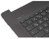 HP 17-by2000 Original Tastatur inkl. Topcase DE (deutsch) schwarz/schwarz (DVD) (Optik \"gebürstet\")