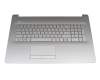 HP 17-by2000 Tastatur inkl. Topcase DE (deutsch) silber/silber