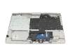 HP 17-by4000 Original Tastatur inkl. Topcase DE (deutsch) silber/silber (PTP)