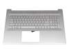 HP 17-c0000 Original Tastatur inkl. Topcase DE (deutsch) silber/silber