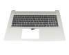 HP 17-c4000 Original Tastatur inkl. Topcase DE (deutsch) grau/silber