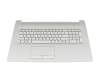 HP 17-ca2000 Original Tastatur inkl. Topcase DE (deutsch) silber/silber (PTP)