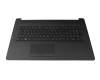 HP 17-ca2000 Tastatur inkl. Topcase DE (deutsch) schwarz/schwarz (DVD) (Optik: Grobmuster)