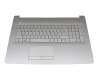 HP 17-ca2000 Tastatur inkl. Topcase FR (französisch) silber/silber (DVD) (PTP)