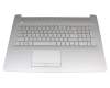 HP 17-ca3000 Tastatur inkl. Topcase DE (deutsch) silber/silber (PTP/DVD)