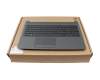 HP 255 G7 Original Tastatur inkl. Topcase CH (schweiz) schwarz/schwarz