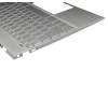 HP Envy 13-aq1000 Original Tastatur inkl. Topcase DE (deutsch) silber/silber mit Backlight