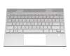 HP Envy 13-aq1300 Original Tastatur inkl. Topcase DE (deutsch) silber/schwarz