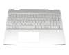 HP Envy 15-dr0000 Original Tastatur inkl. Topcase DE (deutsch) silber/silber mit Backlight (DIS)