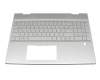 HP Envy 15-dr0400 Original Tastatur inkl. Topcase DE (deutsch) silber/silber mit Backlight (UMA)