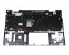 HP Envy x360 15-ed0000 Original Tastatur inkl. Topcase DE (deutsch) silber/silber mit Backlight (UMA)