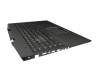 HP Omen 17-cb1000 Original Tastatur inkl. Topcase DE (deutsch) schwarz/schwarz mit Backlight