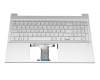HP Pavilion 15-eh1000 Original Tastatur inkl. Topcase DE (deutsch) silber/silber mit Backlight