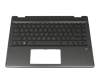 HP Pavilion x360 14-dh0400 Original Tastatur inkl. Topcase DE (deutsch) schwarz/schwarz mit Backlight