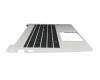 HP ProBook 450 G8 Tastatur inkl. Topcase DE (deutsch) schwarz/silber mit Backlight