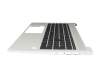 HP ProBook 450 G9 Original Tastatur inkl. Topcase DE (deutsch) schwarz/silber mit Backlight
