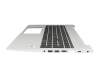HP ProBook 455 G7 Original Tastatur inkl. Topcase CH (schweiz) schwarz/silber