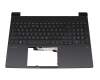 HP Victus 15-fa1000 Original Tastatur inkl. Topcase DE (deutsch) schwarz/grau mit Backlight