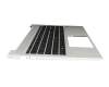 HPM20A5 Original Quanta Tastatur inkl. Topcase DE (deutsch) schwarz/silber