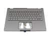 HQ254030048D7 Original Acer Tastatur inkl. Topcase DE (deutsch) silber/silber mit Backlight
