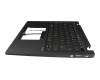 KAJZZF0662 Original Acer Tastatur inkl. Topcase DE (deutsch) schwarz/schwarz mit Backlight